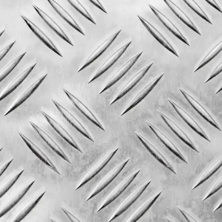 Лист алюминиевый рифленый АМг2H2 2,0x1200x200 Квинтет - фото 2